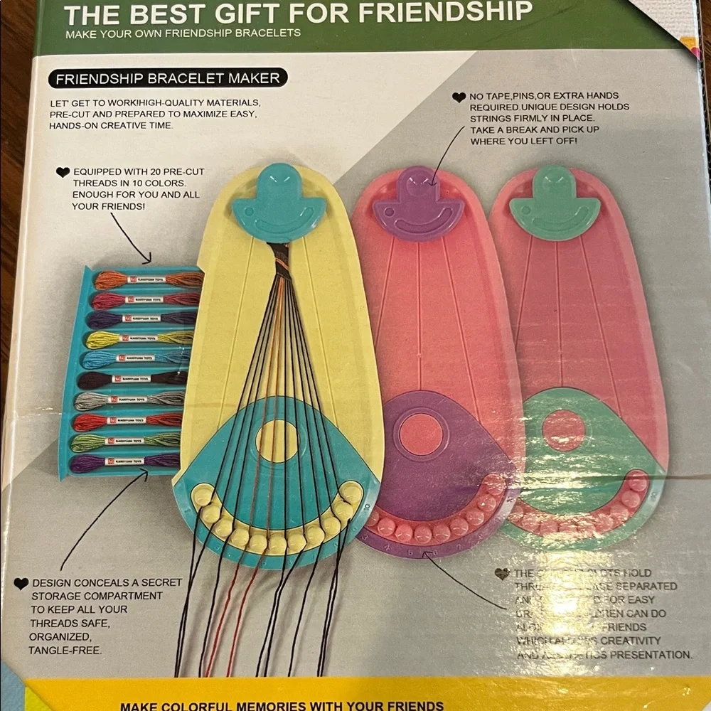 New in Box Colorful Bracelet Maker Kit